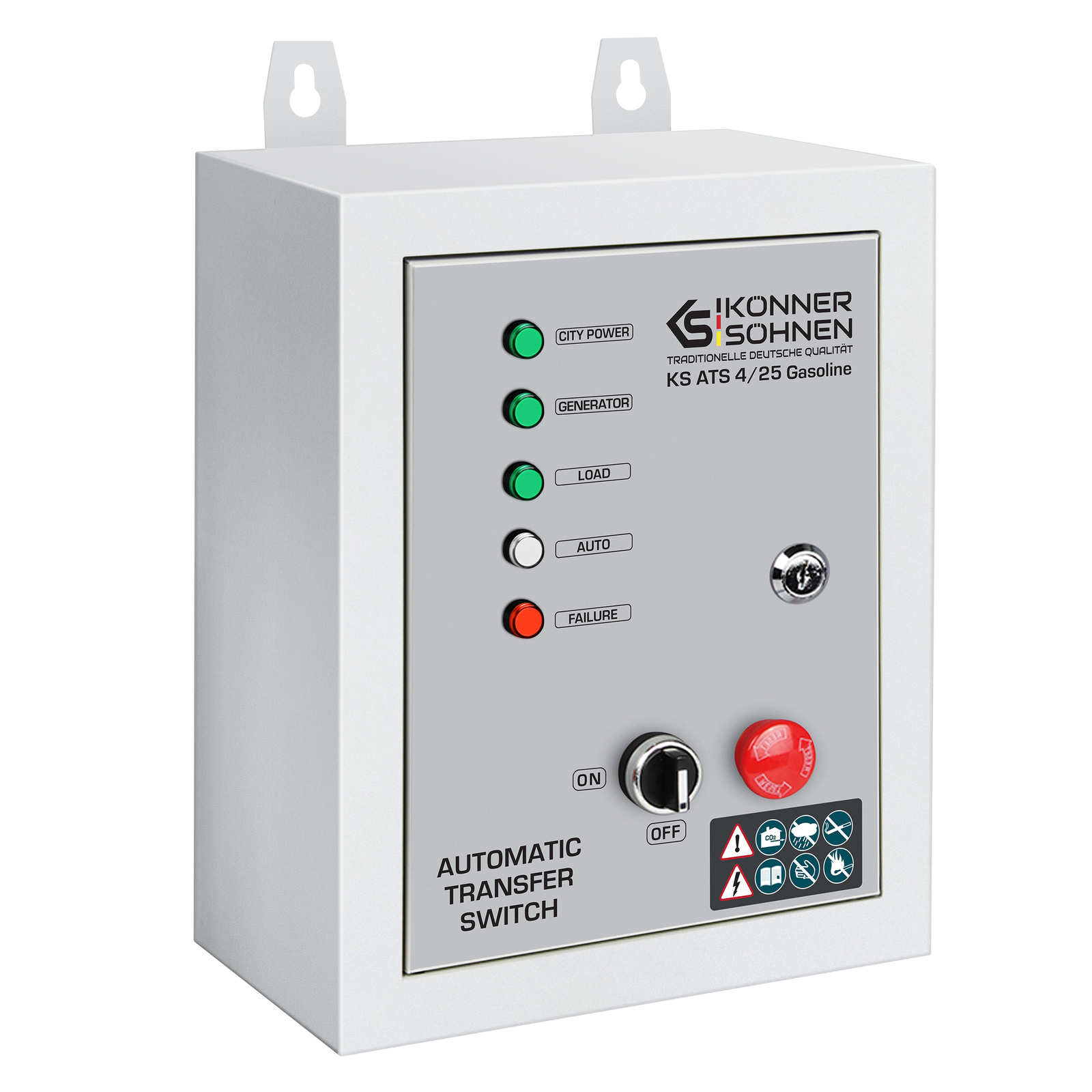 Interruptor de Transferencia Automática KS ATS 4/25 Gasolina
