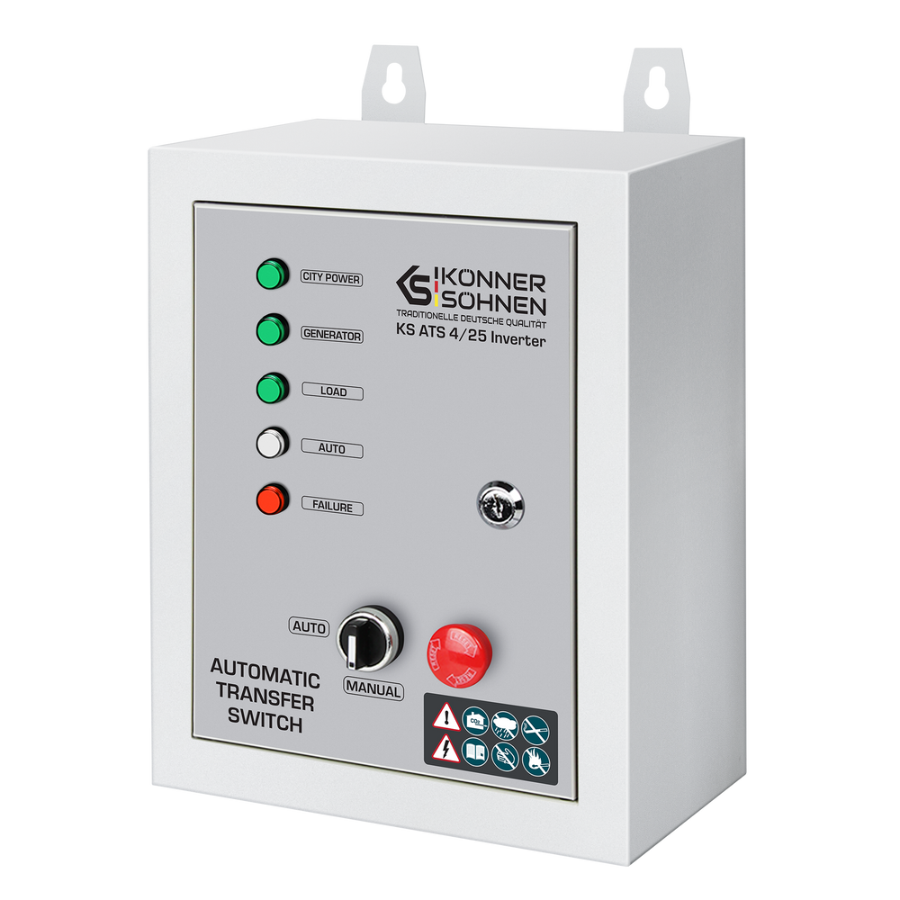 Automatyczny Przełącznik Zasilania KS ATS 4/25 Inverter