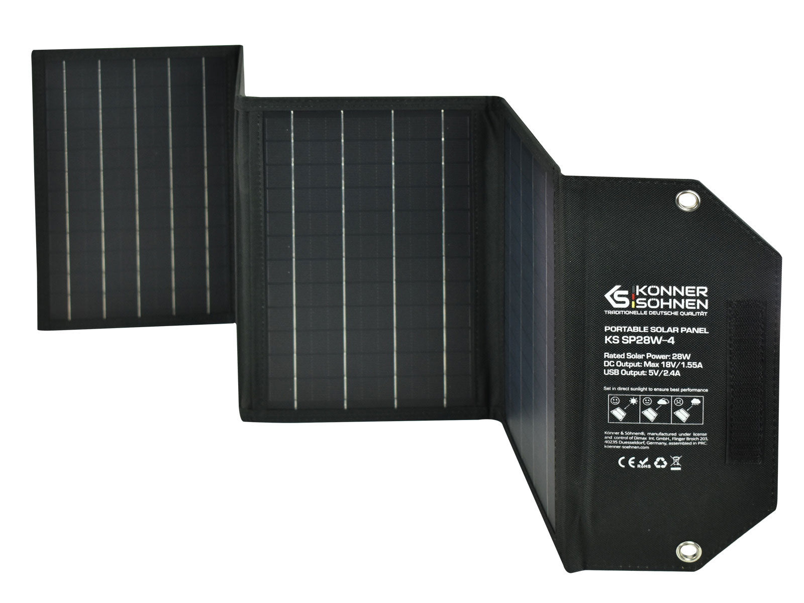 Panel solar portátil KS SP28W-4